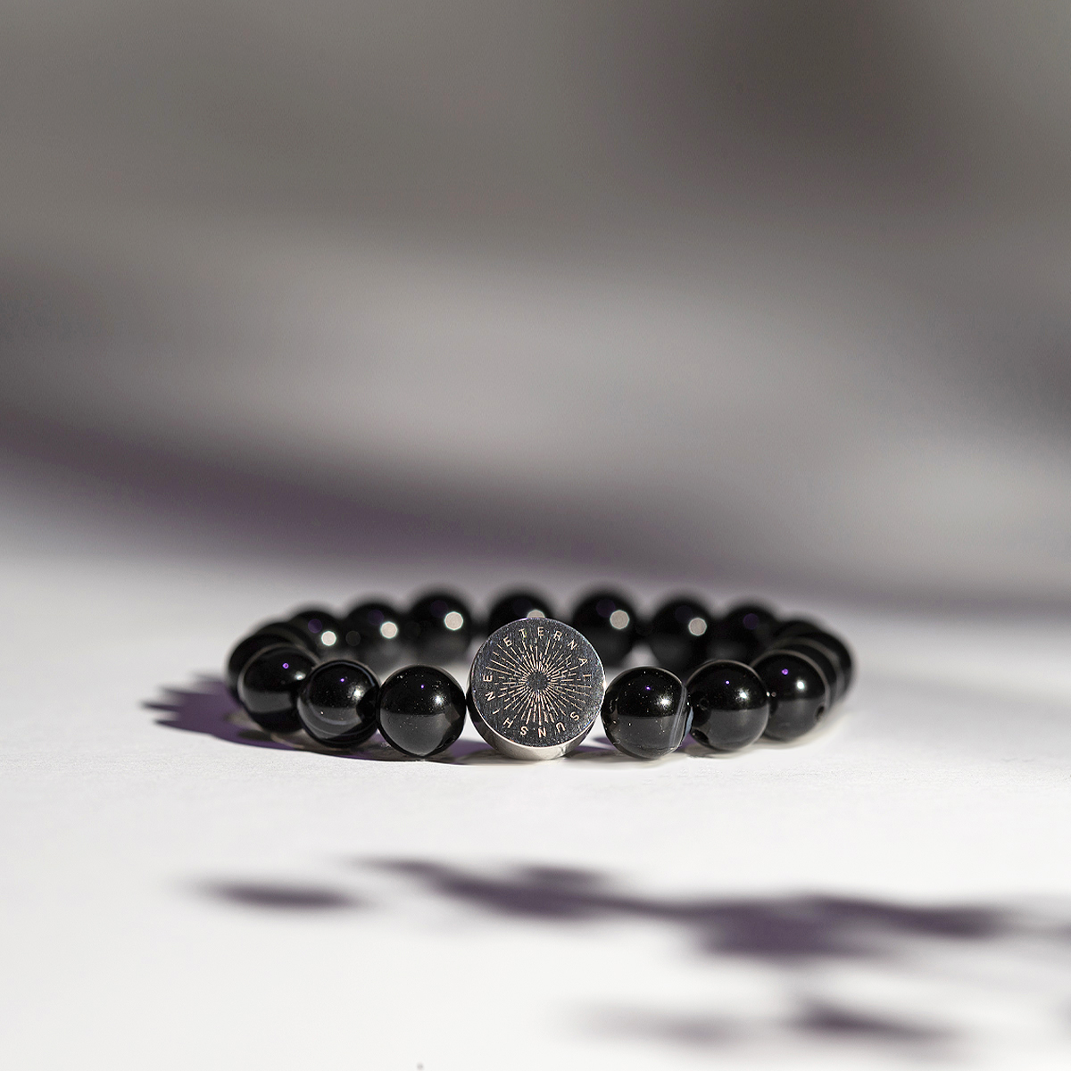 Black Agate Crystal Bracelet